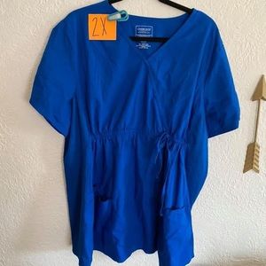 Maternity scrub top
